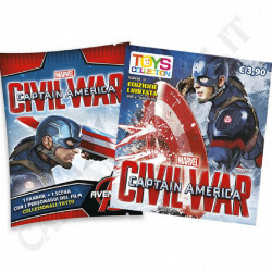 Captain America Civil War - Bustina con Personaggio + Fanbuk e Scena