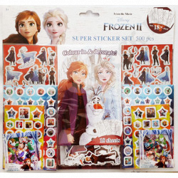Disney -Frozen II - Super Sticker Set 500 Pcs