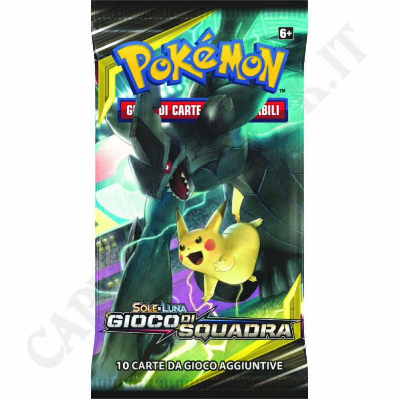 Acquista Pokémon Sole e Luna Gioco di Squadra - Bustina 10 Carte Aggiuntive - IT a soli 5,30 € su Capitanstock 