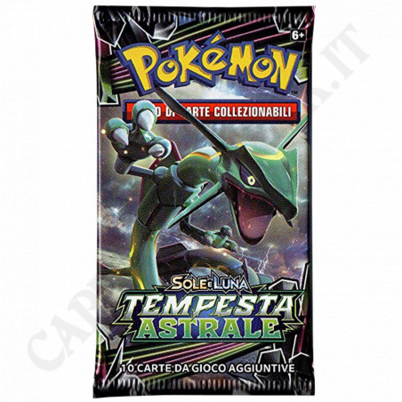 Acquista Pokémon Sole E Luna Tempesta Astrale - Bustina 10 Carte Aggiuntive - IT a soli 6,99 € su Capitanstock 