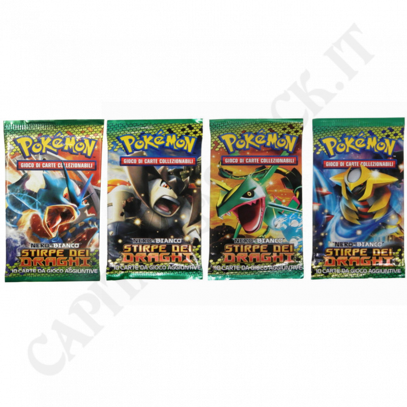 Pokèmon Black and White Bloodline of Dragons - Pack of 10 Cards - Rarity IT