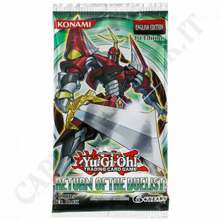 Acquista Yu-Gi-Oh! - Bustine Return Of The Duelist - 1° Edizione - Edizione Inglese 6+ a soli 3,50 € su Capitanstock  Acquista Yu-Gi-Oh! - Bustine Return Of The Duelist - 1° Edizione - Edizione Inglese 6+ a soli 3,50 € su Capitanstock