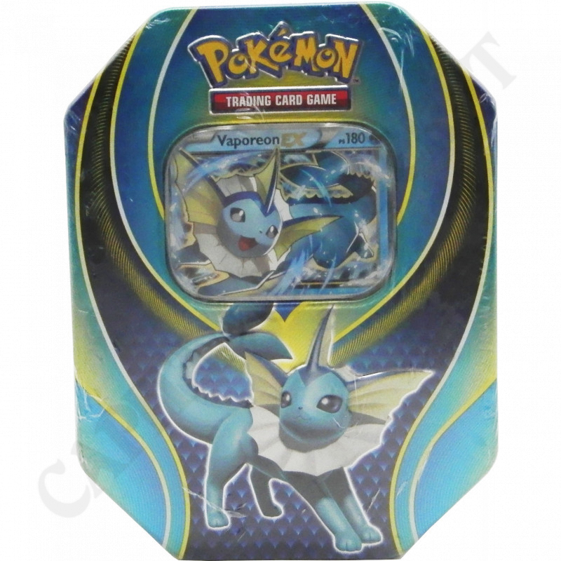 Pokemon - Tin Box Tin Box - Vaporeon EX Ps 180 - Special Packaging Pokemon - Tin Box Tin Box - Vaporeon EX Ps 180 - Special Packaging