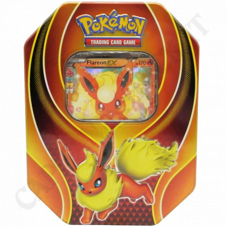 Acquista Pokémon - Tin Box Scatola di Latta Flareon Ex Ps 170 - Confezione Speciale a soli 49,90 € su Capitanstock 