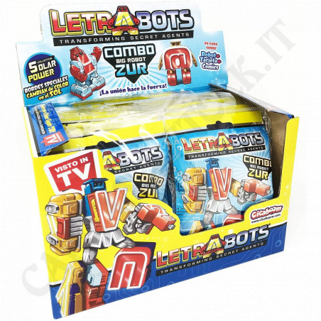 Acquista Cicaboom - Letrabots Combo Big Robot Zur - Bustina a Sorpresa 4+ a soli 1,99 € su Capitanstock 
