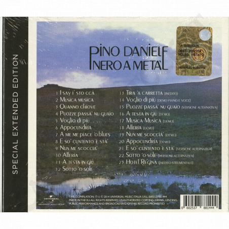 Acquista Pino Daniele - Nero a metà - Special Extended Edition a soli 13,50 € su Capitanstock 