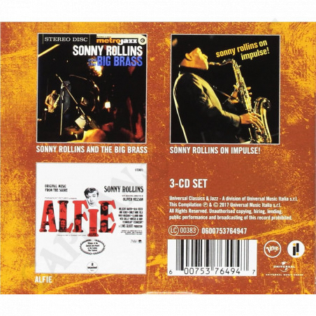 Acquista Sonny Rollins - 3 Essential Albums a soli 7,19 € su Capitanstock 