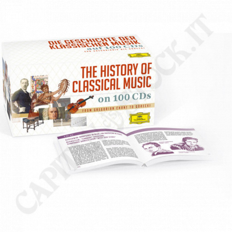 Acquista The History of Classical Music on 100 CD - Box Set 100 Cds a soli 143,10 € su Capitanstock 