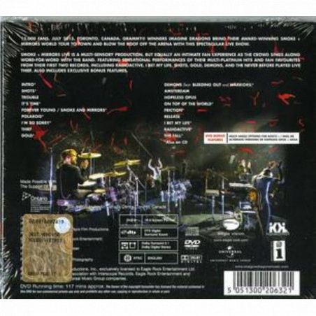 Acquista Imagine Dragons Smoke + Mirrors Live Cofanetto CD+DVD a soli 12,00 € su Capitanstock 