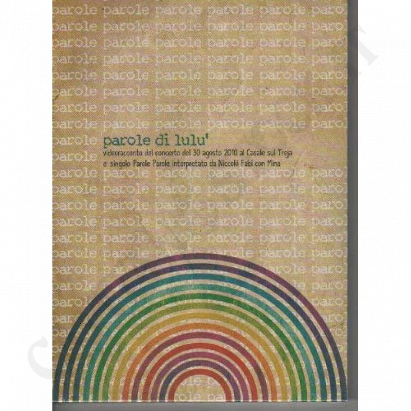 Niccolò Fabi - Words by Lulù - DVD Niccolò Fabi - Words by Lulù - DVD