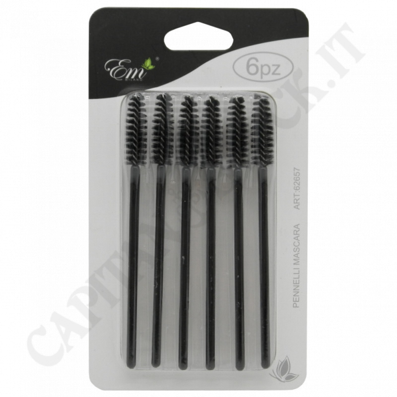 E.M Beauty - 6 Pieces Mascara Brushes E.M Beauty - 6 Pieces Mascara Brushes