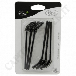 Buy Curved Mascara Brushes - 6 pcs - E.M Beauty at only €2.89 on Capitanstock