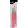 Buy E.M Beauty - Set of 5 UV Gel Nail Brushes at only €6.90 on Capitanstock