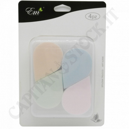 Buy E.M Beauty - Set 4 Face Sponges + Container at only €3.59 on Capitanstock
