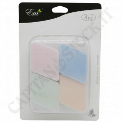 E.M Beauty - Set of 4 Sponges With Container