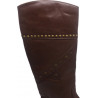 Buy Miss Roberta - Brown Woman Boot With Ornamental Studs - Handmade Production at only €19.00 on Capitanstock