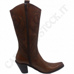 Miss Roberta - Western Style Brown Woman Boot - Craft Production