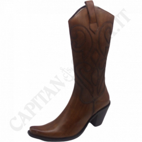 Buy Miss Roberta - Western Style Brown Woman Boot - Craft Production at only €21.95 on Capitanstock