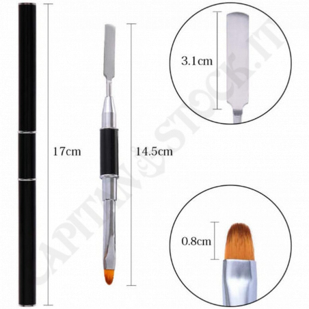 Buy E.M Beauty - Black Dual Tip Gel Brush at only €4.90 on Capitanstock
