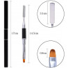 Buy E.M Beauty - Black Dual Tip Gel Brush at only €4.90 on Capitanstock