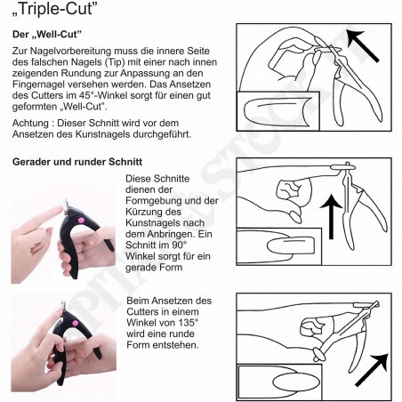 Buy E.M Beauty - Black False Nail Cutter at only €4.99 on Capitanstock