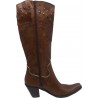Buy Miss Roberta - Brown Woman Boot With Ornamental Studs - Handmade Production at only €19.00 on Capitanstock