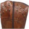 Buy Miss Roberta - Brown Woman Boot With Ornamental Studs - Handmade Production at only €19.00 on Capitanstock