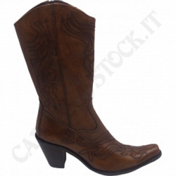 Miss Roberta - Western Style Brown Woman Boot - Craft Production