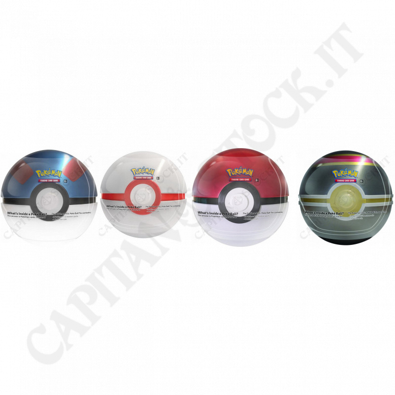 Pokémon TGC : Pokémon Tin Pokéball - con Piccole Imperfezioni - Packaging Rovinato