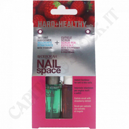 Acquista Deborah Milano - Debora Nail Space - Indurente Istantaneo + Scrub per Cuticole a soli 3,90 € su Capitanstock  Acquista Deborah Milano - Debora Nail Space - Indurente Istantaneo + Scrub per Cuticole a soli 3,90 € su Capitanstock