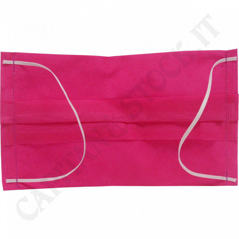 Fuchsia Color Mask - Material TNT Water repellent High filtering capacity