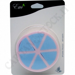 Buy E.M Beauty - Makeup Sponge - 6 Rectangular Sponges with Container at only €2.90 on Capitanstock