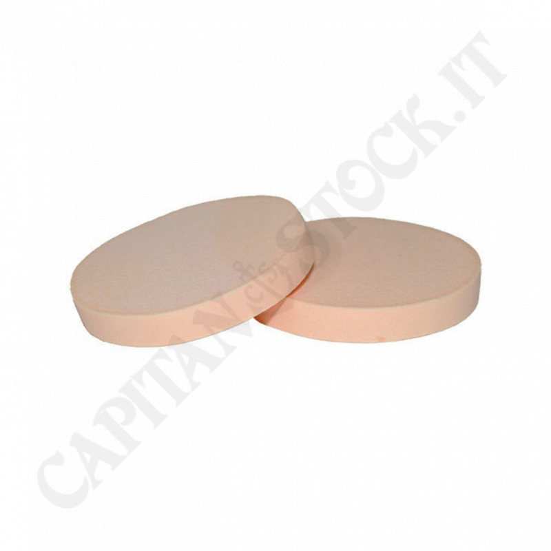 E.M Beauty - Round Makeup Sponge in Latex for Face Cleaning - 1 Piece