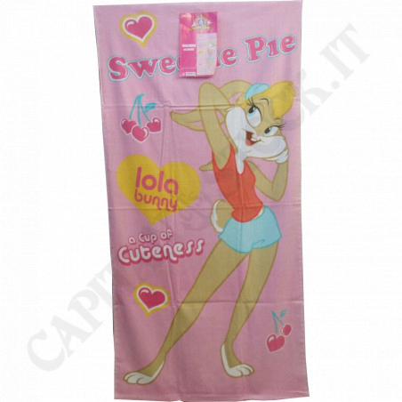 Acquista Asciugamano - Telo Mare Looney Tunes Sweet Pie Lola Bunny - 76x152 cm a soli 2,86 € su Capitanstock 