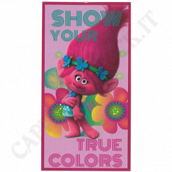 Buy Beach towel Tru Colors Trolls - Microfibre 70x140 cm at only €3.87 on Capitanstock