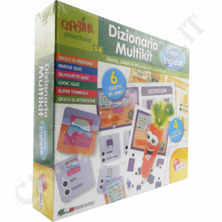 Acquista Lisciani Giochi - Carotina Parlante Dizionario Multikit da 3 a 6 anni- Primo Inglese a soli 6,99 € su Capitanstock  Acquista Lisciani Giochi - Carotina Parlante Dizionario Multikit da 3 a 6 anni- Primo Inglese a soli 6,99 € su Capitanstock