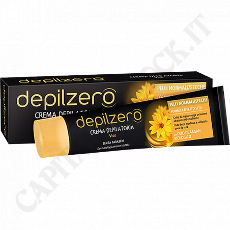 Acquista Depilzero Crema Depilatoria Viso Con Olio Di Argan Bio 50 Ml a soli 3,99 € su Capitanstock 