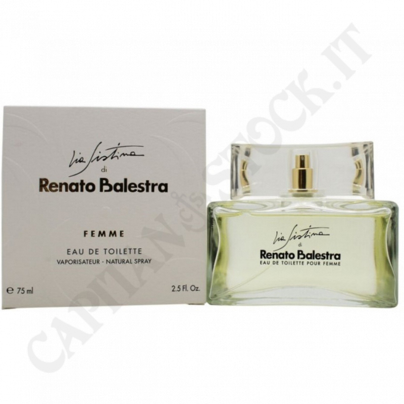 Renato Balestra - Via Sistina Femme  Eau de Toilette 75 ml - Prodotto Nudo Senza Scatola Renato Balestra - Via Sistina Femme  Eau de Toilette 75 ml - Prodotto Nudo Senza Scatola