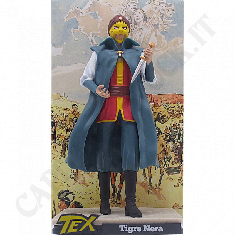 Collezione Tex Willer - Statuina in PVC di Tigre Nera Collezione Tex Willer - Statuina in PVC di Tigre Nera