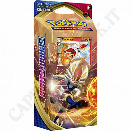 Acquista Pokèmon Deck Spada e Scudo Cinderace Ps 170 - IT a soli 13,90 € su Capitanstock  Acquista Pokèmon Deck Spada e Scudo Cinderace Ps 170 - IT a soli 13,90 € su Capitanstock