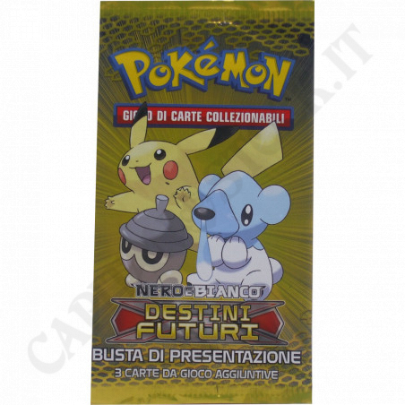 Acquista Pokémon Nero E Bianco Destini Futuri - Bustina di Presentazione 3 Carte Rarità - IT a soli 6,80 € su Capitanstock 