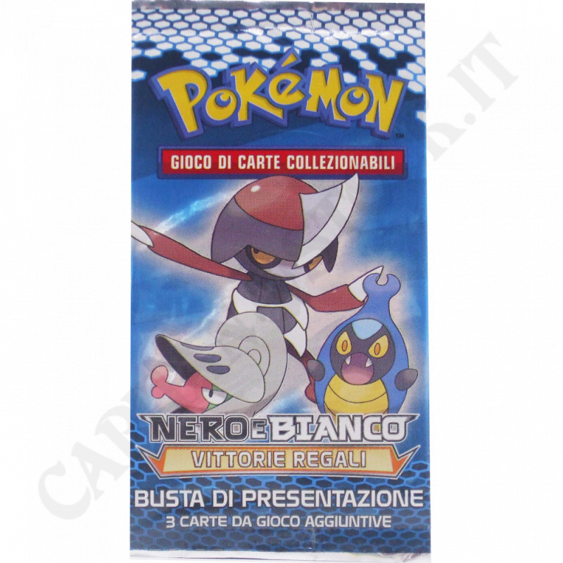 Pokémon Nero e Bianco Vittorie Regali Bustina di Presentazione 3 Carte Rarità IT