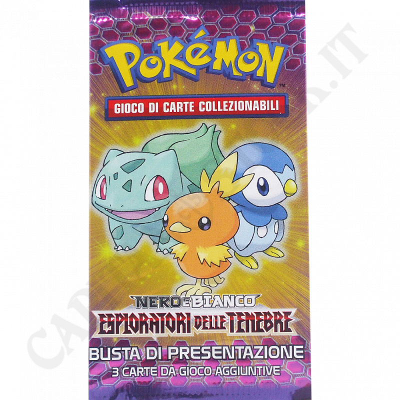Pokémon Black and White Bag Dark Explorers Presentation Bag 3 Rarity Cards IT