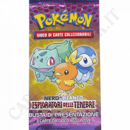Buy Pokémon Black and White Bag Dark Explorers Presentation Bag 3 Rarity Cards - IT at only €7.90 on Capitanstock