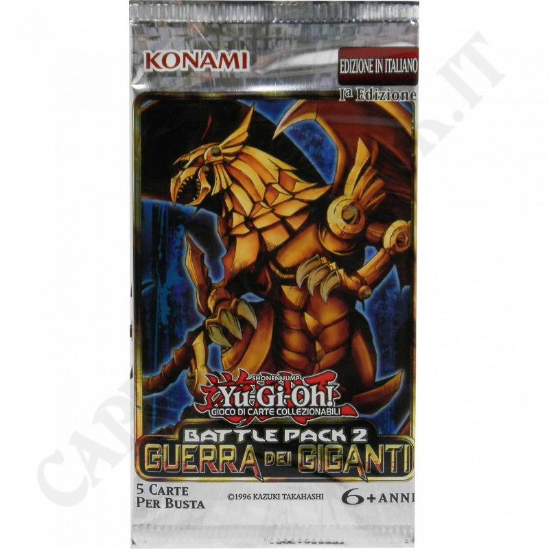 Acquista Yu-Gi-Oh! - Battle Pack 2 Guerra dei Giganti - Bustina 5 Carte - 1° Edizione - IT 6+ a soli 2,30 € su Capitanstock 