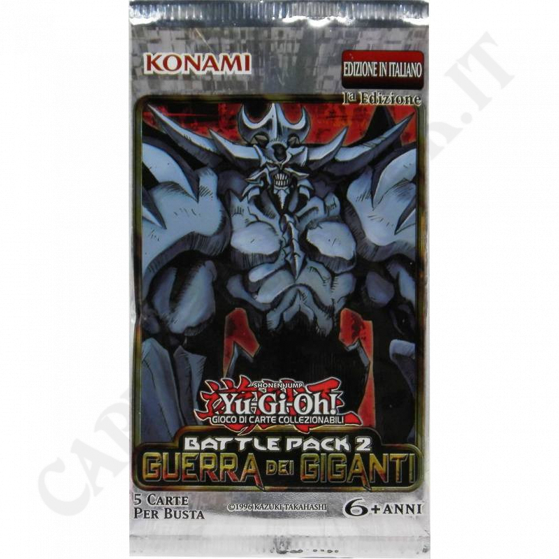 Buy Yu-Gi-Oh! Battle Pack 2 War of the Giants5 Card Packet 1st Edition IT 6+ at only €2.30 on Capitanstock
