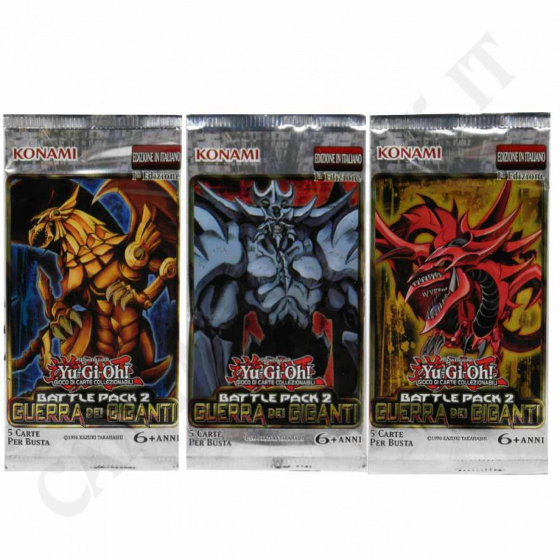 Yu-Gi-Oh! - Battle Pack 2 War of the Giants - 5 Card Pack - 1st Edition - IT 6+