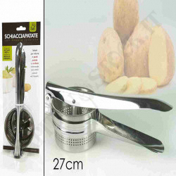 Gusto Casa - Steel Potato Crusher - Double Drilling - Essential Kitchen Tool