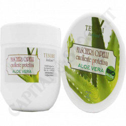Tesori Italiani - Organic Aloe Vera Hair Mask 400 ml - Emollient and Protective