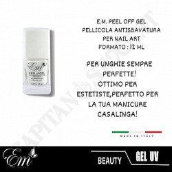 Acquista E.M. - Peel Off Gel - Pellicola Antisbavature Per Nail Art - 12 ml a soli 4,90 € su Capitanstock 